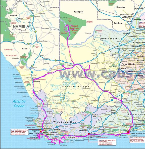 mappa con segnato in rosa il nostro itinerario