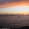 La bellezza del tramonto a Land's End REGNO UNITO 