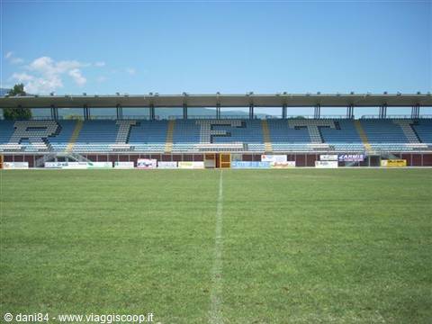 Rieti stadio centro d'Italia