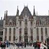 Brugge market square  the provincial hof  BELGIO 