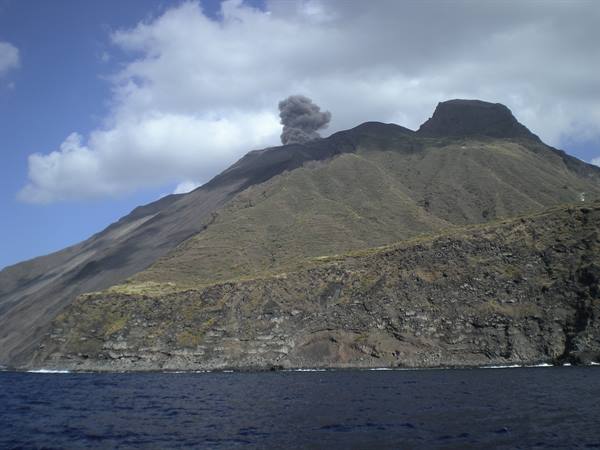 Il vulvcano di Stromboli