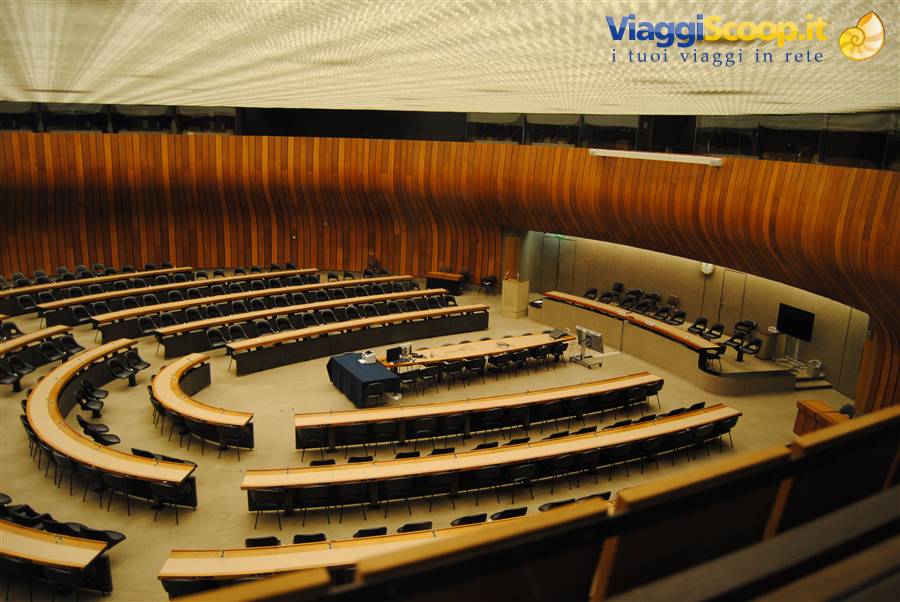 L'interno del palazzo dell'ONU