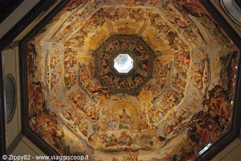 L'interno della cupola del Brunelleschi