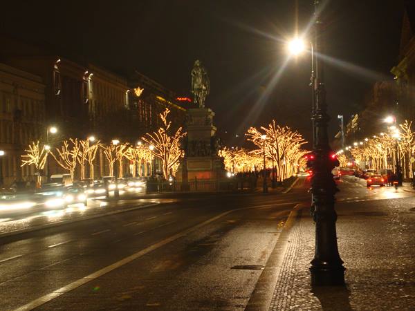 Le luci di Under den linden