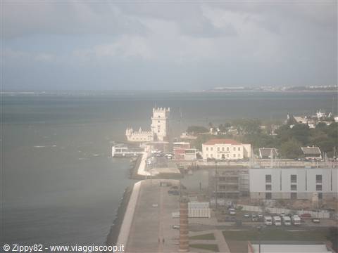 La torre di Belem dalla torre