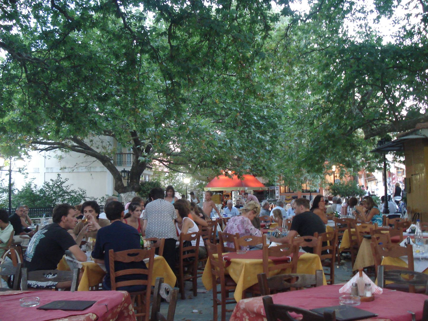 Il caratteristico centro di Karja