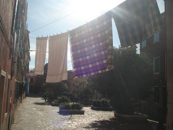Panni al sole di Murano
