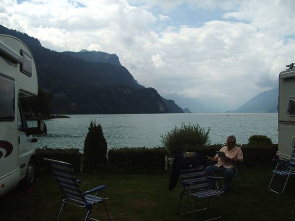 Brienz, camping sul lago