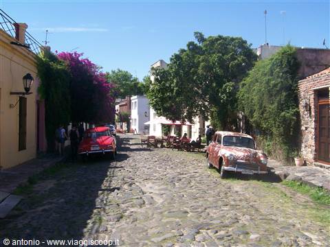 Colonia do Sacramento-strada in acciottolato