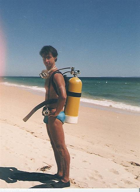 la prima immersione con le bombole australia