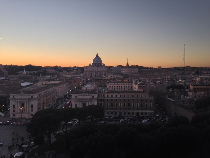 Vista da castel sant'Angelo