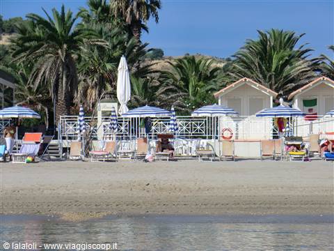 Spiaggia dell'hotel Parco dei Principi