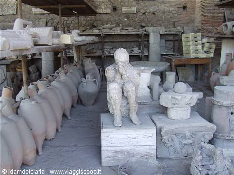 POMPEI - Calchi in gesso