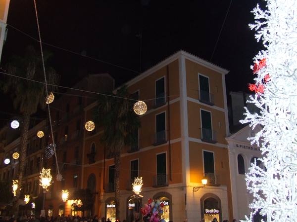 SALERNO - Luci di Natale