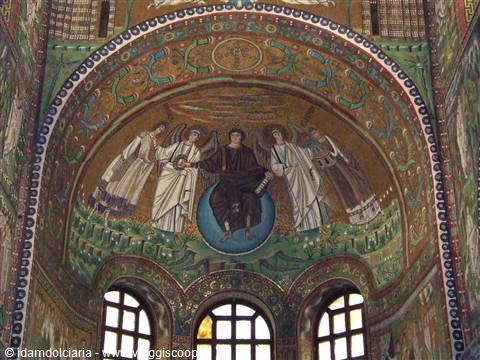 RAVENNA - San Vitale : particolare dell'abside