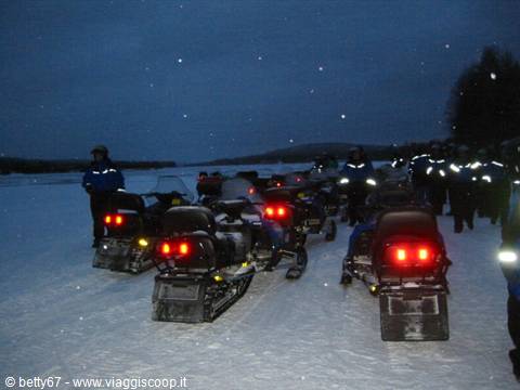 sulle motoslitte