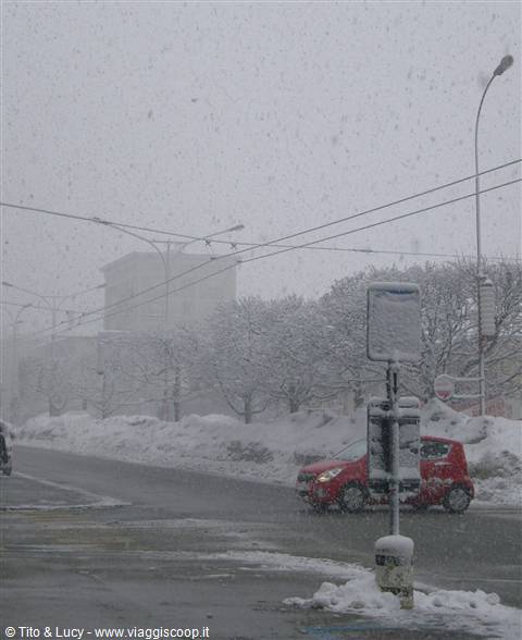 Nevicata alla Chaux de Fonds