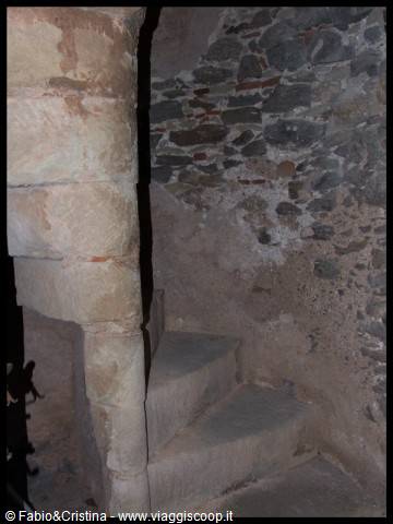 Brolo - Le scale interne della Torre del Castello