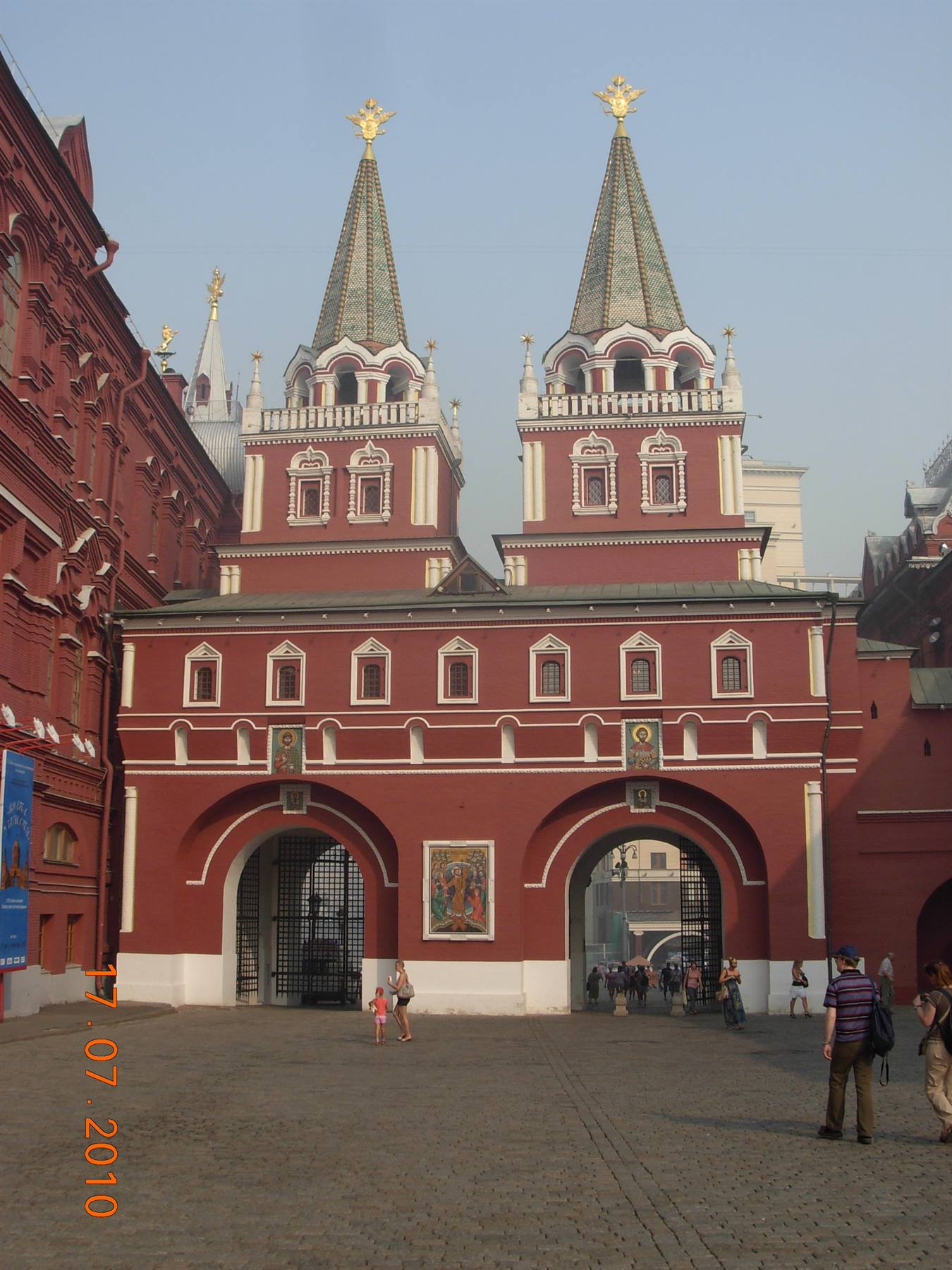 Mosca - Piazza Rossa, porta Voskresensky