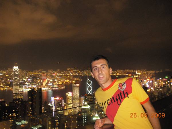 Hong Kong - vista dal Peak notturno