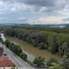 Melk - veduta del Danubio dall'Abbazia AUSTRIA 