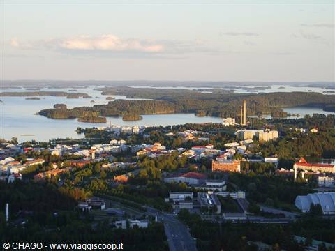 KUOPIO PANORAMA DALL' ALTO