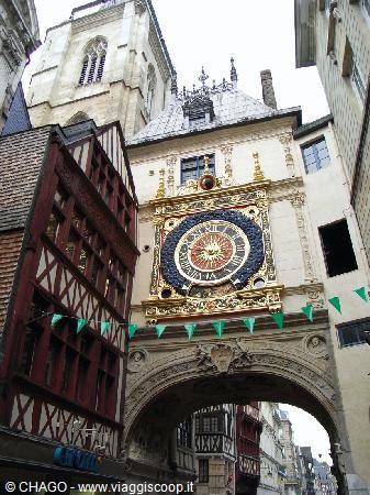Rouen, il grande orologio