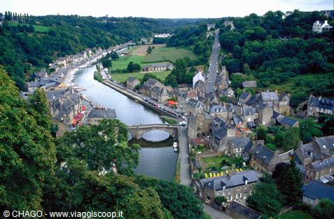 Dinan vista dalla Rance