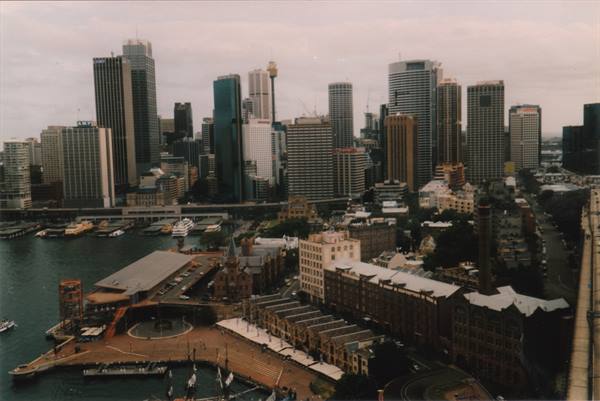 the Roks dall' Harbour Bridge