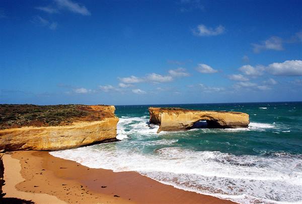 lo spettacolare London Bridge sulla Great Ocean road