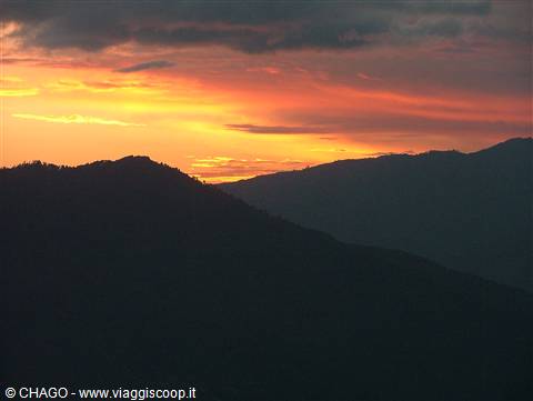 tramonto himalayano