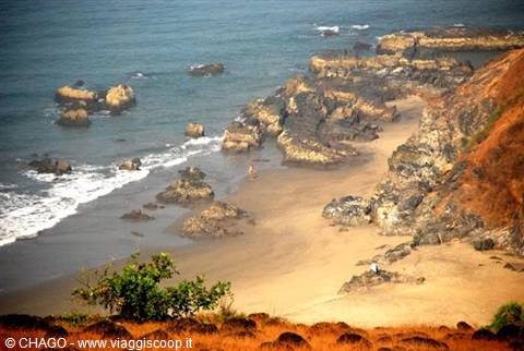 Goa, spiaggi Vogator
