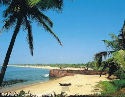 Goa, spiaggia fort Aguada