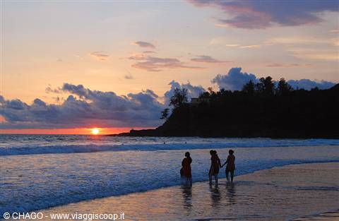 tramonto dalla spiaggia di Arambol