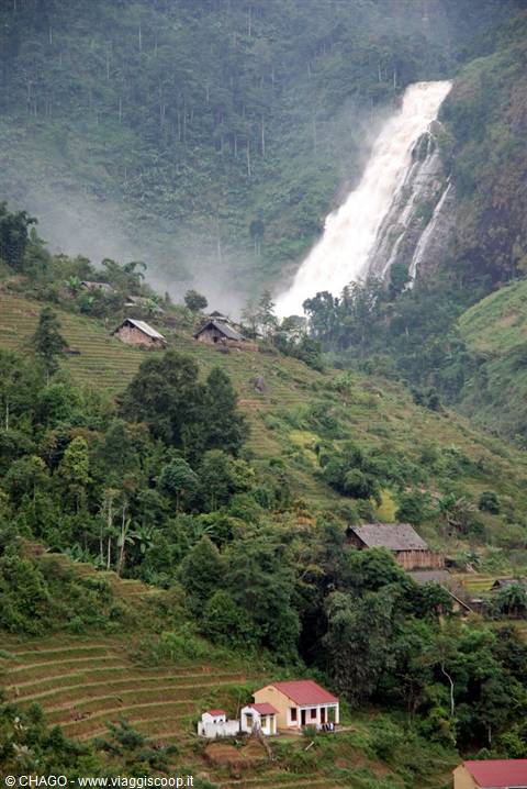 Lao Cai, cascata d'argento
