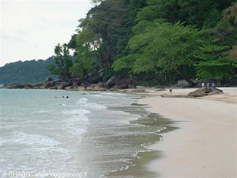 la spiaggia di Sianoukville