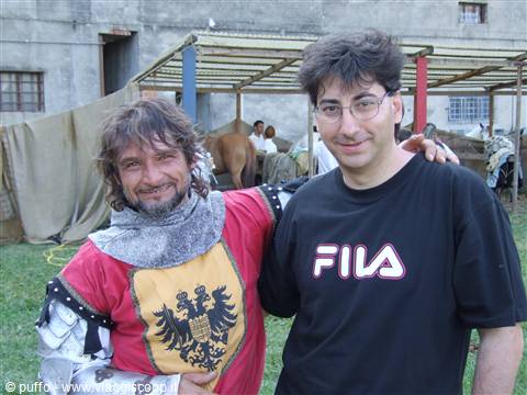 io e il cavaliere rosso :-)