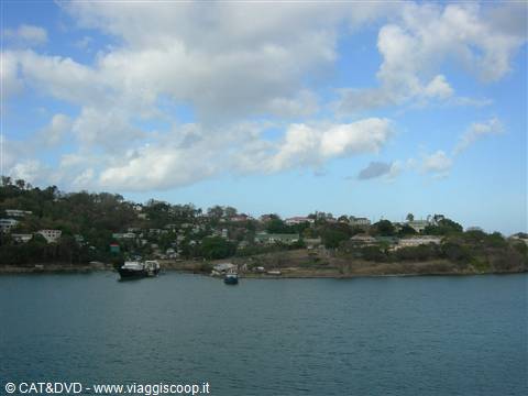 arrivo a St. Lucia Castries
