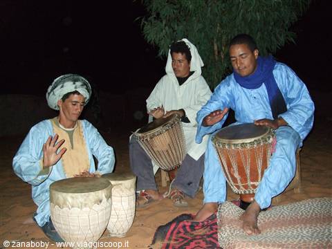 Suoni nella notte dell'Erg Chebbi