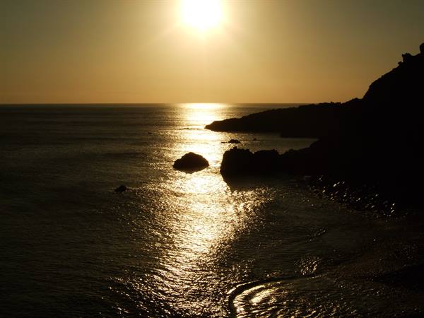 Tramonto sulla punta di Fuencaliente (La Palma)