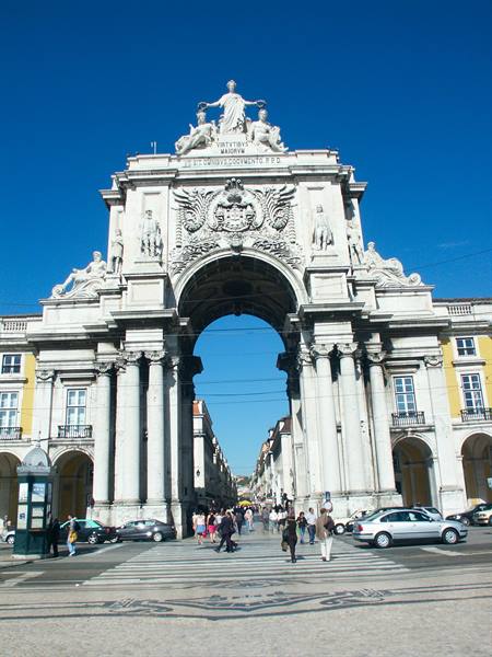 01 Lisbona - 02.04 Praça do Comércio - Arco Triunfal
