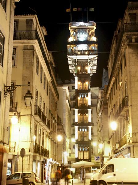 01 Lisbona - 03.14 Baixa - Elevador de Santa Justa da Rua Augusta