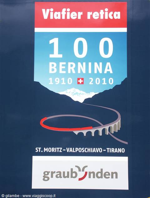 St. Moritz con il Bernina Express... il genio e la follia.
