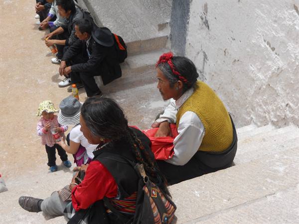 sulle scalinate del Potala