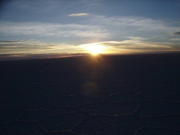 Alba al Salar de Uyuni