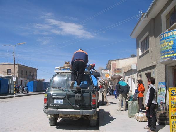 arrivo a Uyuni Adios amigos!