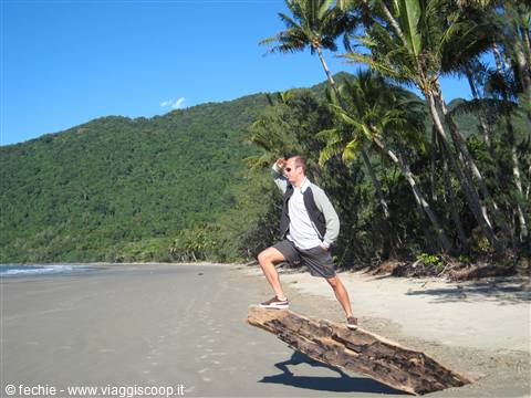 La spiaggia di Cape Tribulation
