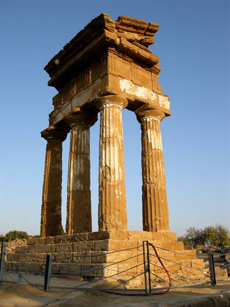 La Valle dei Templi - Il tempio dei Dioscuri