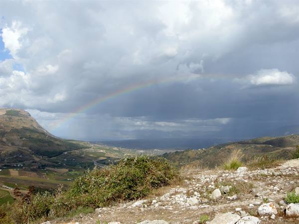 Segesta - Uno scorcio dall'alto dell'agorà