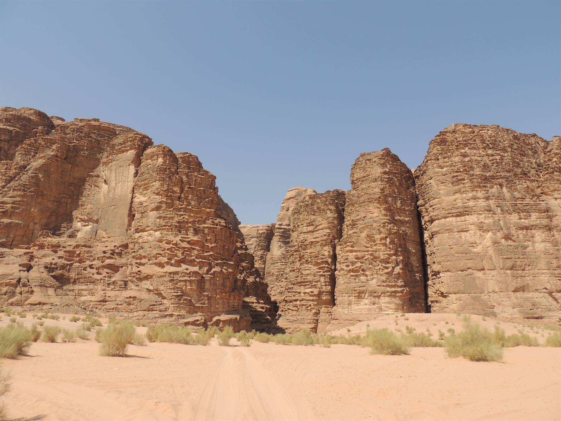 Il deserto del Wadi Rum